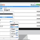 Fonts Site Script screenshot