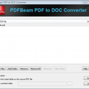 PDFBeam PDF to DOC Converter screenshot