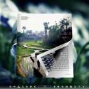 White Flowers 3D Digital Book Theme screenshot