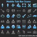 Mobile Tab Bar Icons screenshot