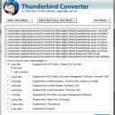 Export to Outlook from Thunderbird screenshot