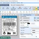 Retail Barcode Label Application screenshot