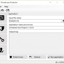 Private exe Protector screenshot