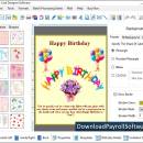 Birthday Cards Designing Software screenshot