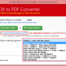 .mbox mailbox to PDF screenshot