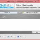 Softaken MSG to VCF Converter screenshot