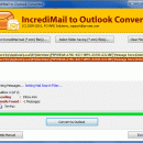Export IncrediMail Messages to Outlook screenshot