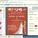 Wedding Invitation Card Software screenshot