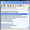 EvilLyrics screenshot