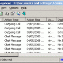 SkypeLogView screenshot