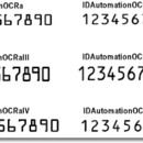 OCR Font Advantage Package screenshot