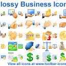 Glossy Business Icons screenshot