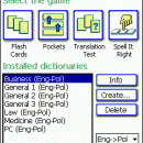 LingvoSoft FlashCards English <-> Polish for Pocket PC screenshot