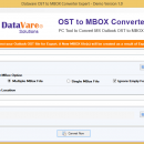 DataVare OST to MBOX Converter Expert screenshot