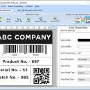 Standard Bulk Barcode Designer Program screenshot