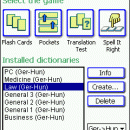 LingvoSoft FlashCards German <-> Hungarian for Pocket PC screenshot