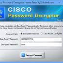 Cisco Password Decryptor screenshot