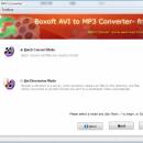 Boxoft AVI to MP3 Converter (freeware) screenshot