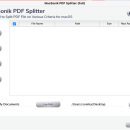 MacSonik PDF Splitter Tool screenshot