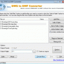 DWG to DWF screenshot