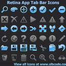 Retina App Tab Bar Icons screenshot