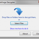 CryptoForge Decrypter screenshot