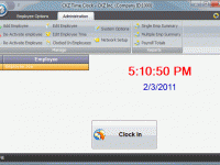 CKZ Time Clock Free Edition screenshot
