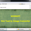 Vov Text to Image Converter screenshot