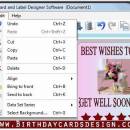 Birthday Cards Design Software screenshot