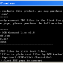 mini PDF to Text OCR Converter Command Line screenshot