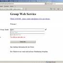 GroupWebService screenshot