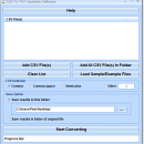 CSV To TSV Converter Software screenshot