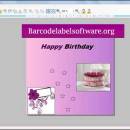 Birthday Cards Software screenshot