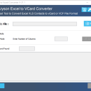 Aryson Excel to vCard Converter Tool screenshot