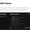 C# PDF Parser screenshot
