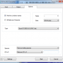 CSV to XLS (Excel) Converter screenshot