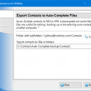 Export Contacts to Auto-Complete Files screenshot