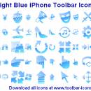 Light Blue iPhone Toolbar Icons screenshot