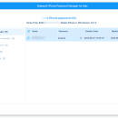 Aiseesoft Mac iPhone Password Manager screenshot