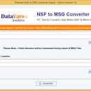 Datavare NSF to MSG Converter screenshot