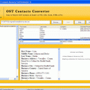 OST Contacts to PST screenshot