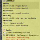 DeskTask screenshot