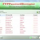 FTP Password Decryptor screenshot