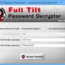 Full Tilt Password Decryptor screenshot