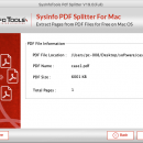 SysInfoTools MAC PDF Splitter screenshot