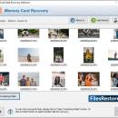 Memory Card File Restore Software screenshot