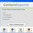 Outlook Contacts to vCard Converter screenshot
