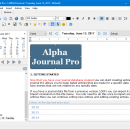 Alpha Journal Pro screenshot