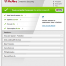 McAfee Internet Security 2013 screenshot