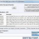 SMS via Modem screenshot